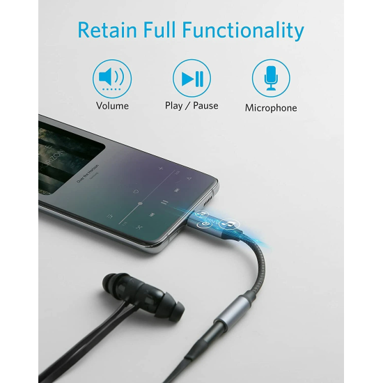Anker USB-C to 3.5 mm Audio Adapter