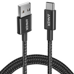 Anker USB-A to USB-C Cable (6 ft, Braided)