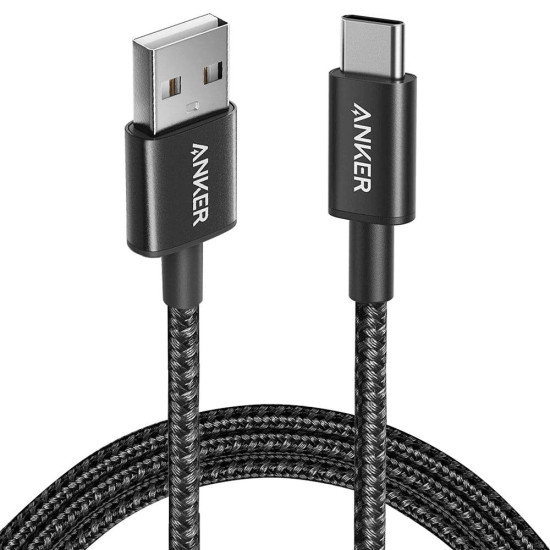 Anker USB-A to USB-C Cable (6 ft, Braided)