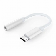 USB Type-C to 3.5mm Audio Jack Adapter - White USB Type-C to 3.5mm Audio Jack Adapter - White