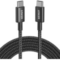 Anker USB-C to USB-C Cable (3.3 ft, 60W, Braided) Anker USB-C to USB-C Cable (3.3 ft, 60W, Braided)