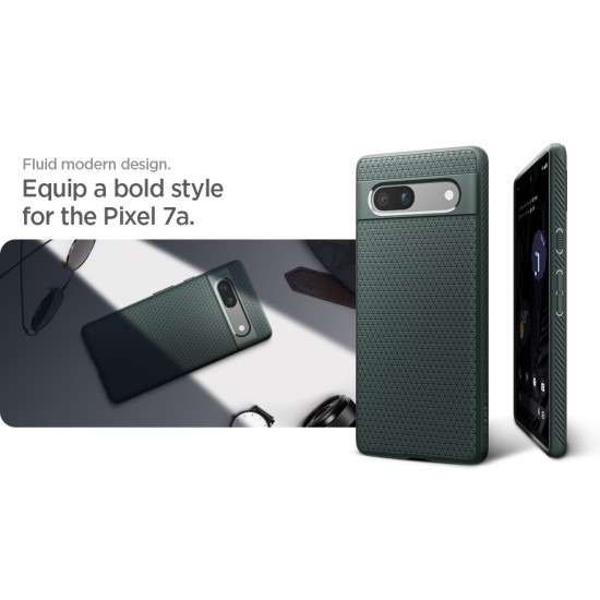 Spigen Liquid Air Case - Abyss Green (Pixel 7a)