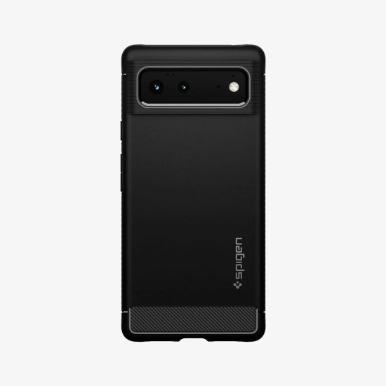Spigen Rugged Armor Case - Black (Pixel 6)