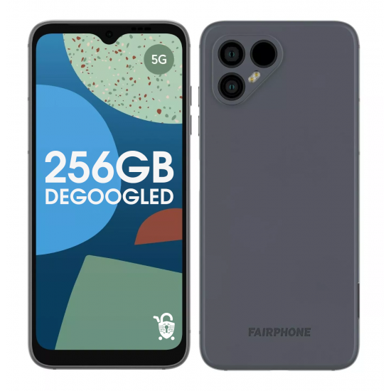 Degoogled Fairphone 4 - 256GB Unlocked - Gray