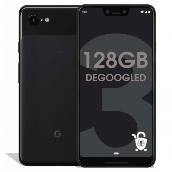 Degoogled Pixel 3 - 128GB Unlocked - Black