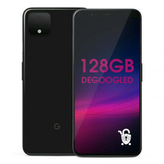Degoogled Pixel 4 - 128GB Unlocked - Black