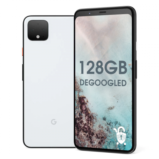 Degoogled Pixel 4 - 128GB Unlocked - White