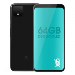 Degoogled Pixel 4 - 64GB Unlocked - Black