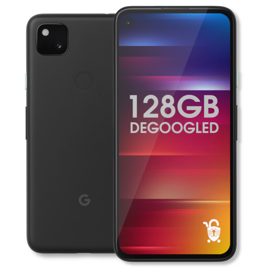 Degoogled Pixel 4a - 128GB Unlocked - Black