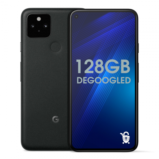 Degoogled Pixel 5 - 128GB Unlocked - Black