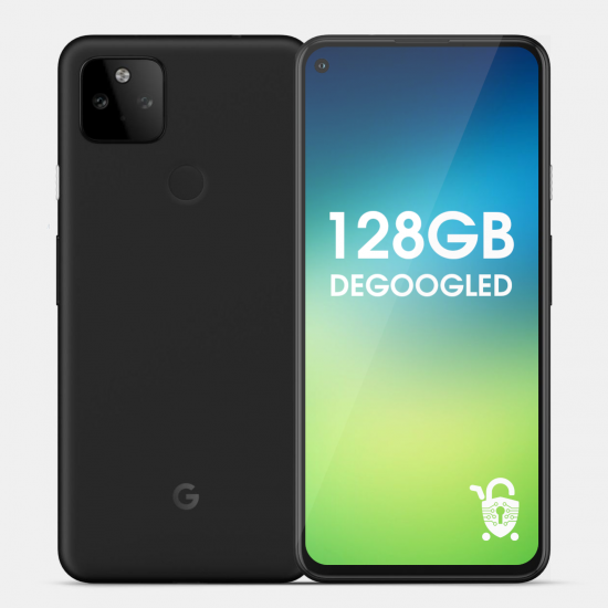 Degoogled Pixel 5a - 128GB Unlocked - Black