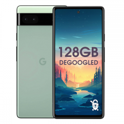 Degoogled Pixel 6a - 128GB Unlocked - Sage Degoogled Pixel 6a - 128GB Unlocked - Sage