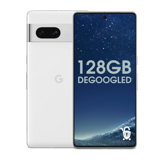 Degoogled Pixel 7 - 128GB Unlocked - White