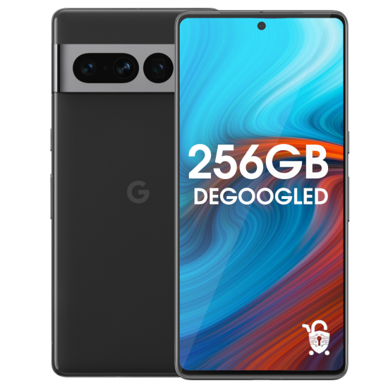 Degoogled Pixel 7 Pro - 256GB Unlocked - Black