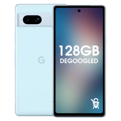 Degoogled Pixel 7a - 128GB Unlocked - Sea