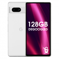 Degoogled Pixel 7a - 128GB Unlocked - White