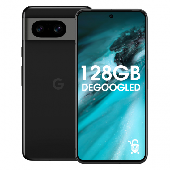 Degoogled Pixel 8 - 128GB Unlocked - Black