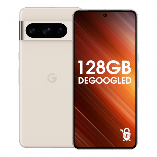 Degoogled Pixel 8 Pro - 128GB Unlocked - Porcelain