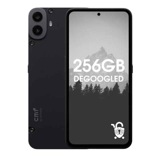 Degoogled Nothing CFM Phone 1 - 256GB Unlocked - Black
