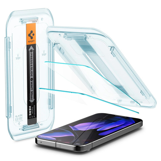 Spigen AluminaCore GLAStR EZ FIT Screen Protector (Pixel 9 and 9 Pro)