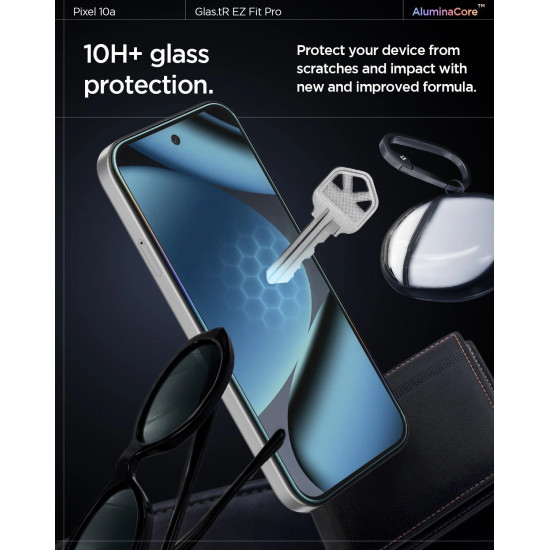 Spigen GLAStR EZ FIT Screen Protector (Pixel 10a)