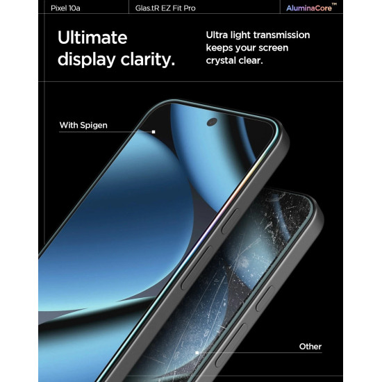 Spigen GLAStR EZ FIT Screen Protector (Pixel 10a)