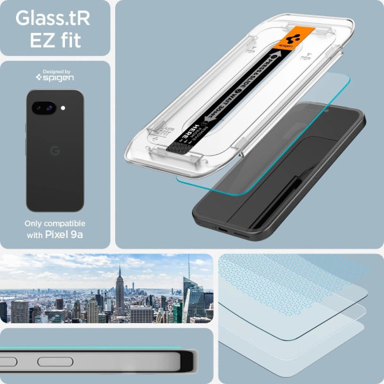 Spigen GLAStR EZ FIT Screen Protector (Pixel 9a)