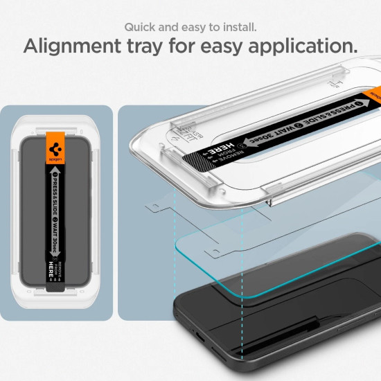 Spigen GLAStR EZ FIT Screen Protector (Pixel 9a)