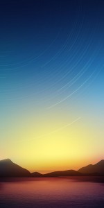 Sunset Over Hills
