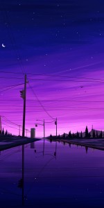 Purple Power Lines