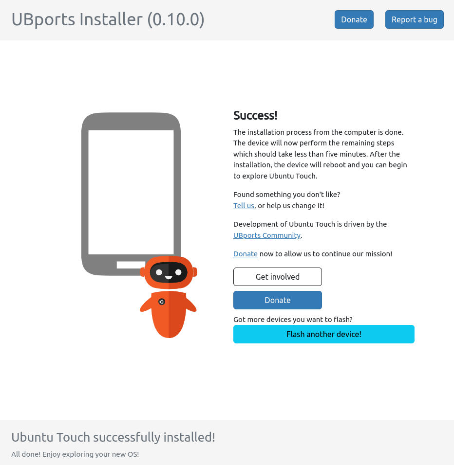 ubports installer